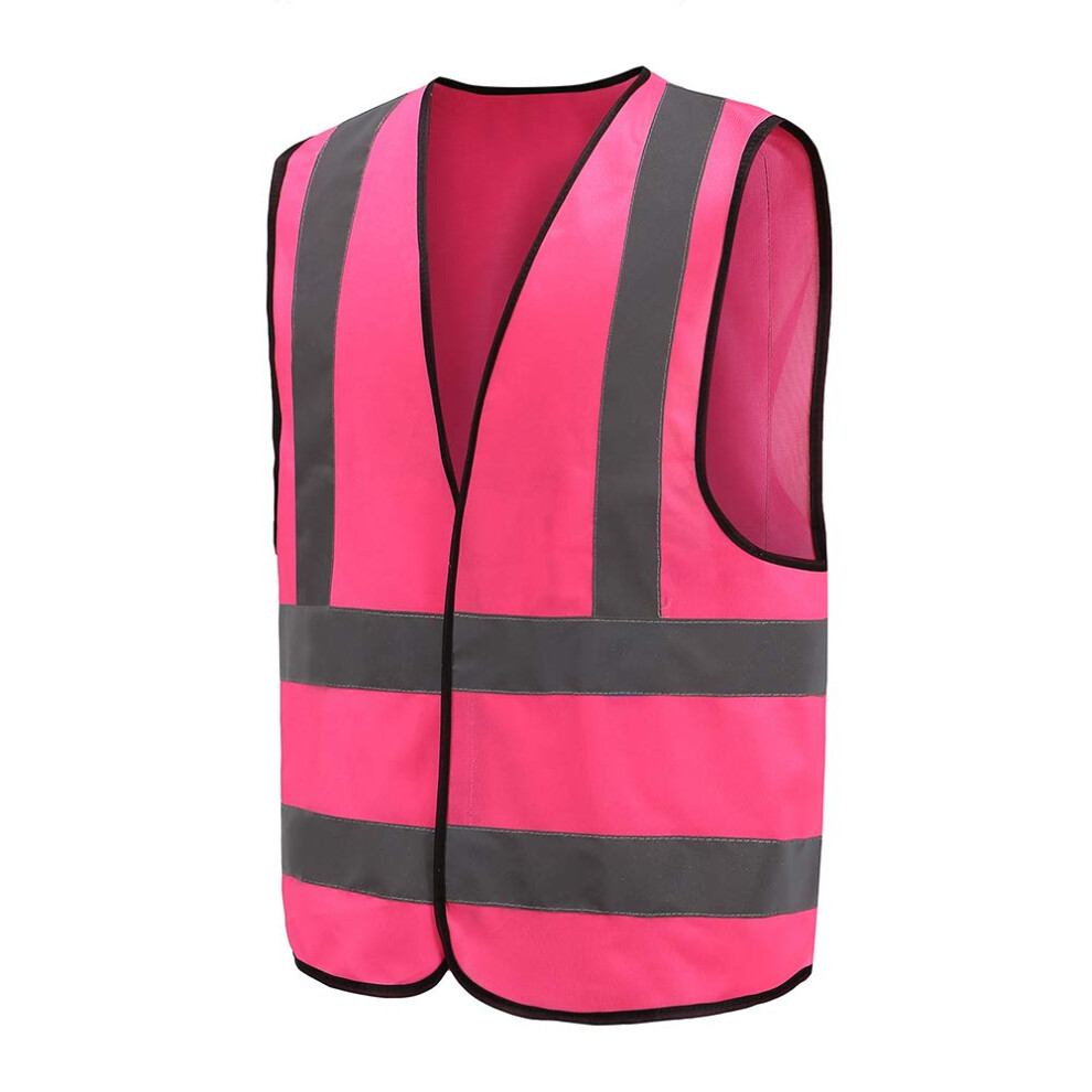 Aykrm Big And Tall Safety Vest Pink 6XL 7Xl 8XL (Xs-8Xl) (6Xl-7Xl-8Xl Pink) 679070050897