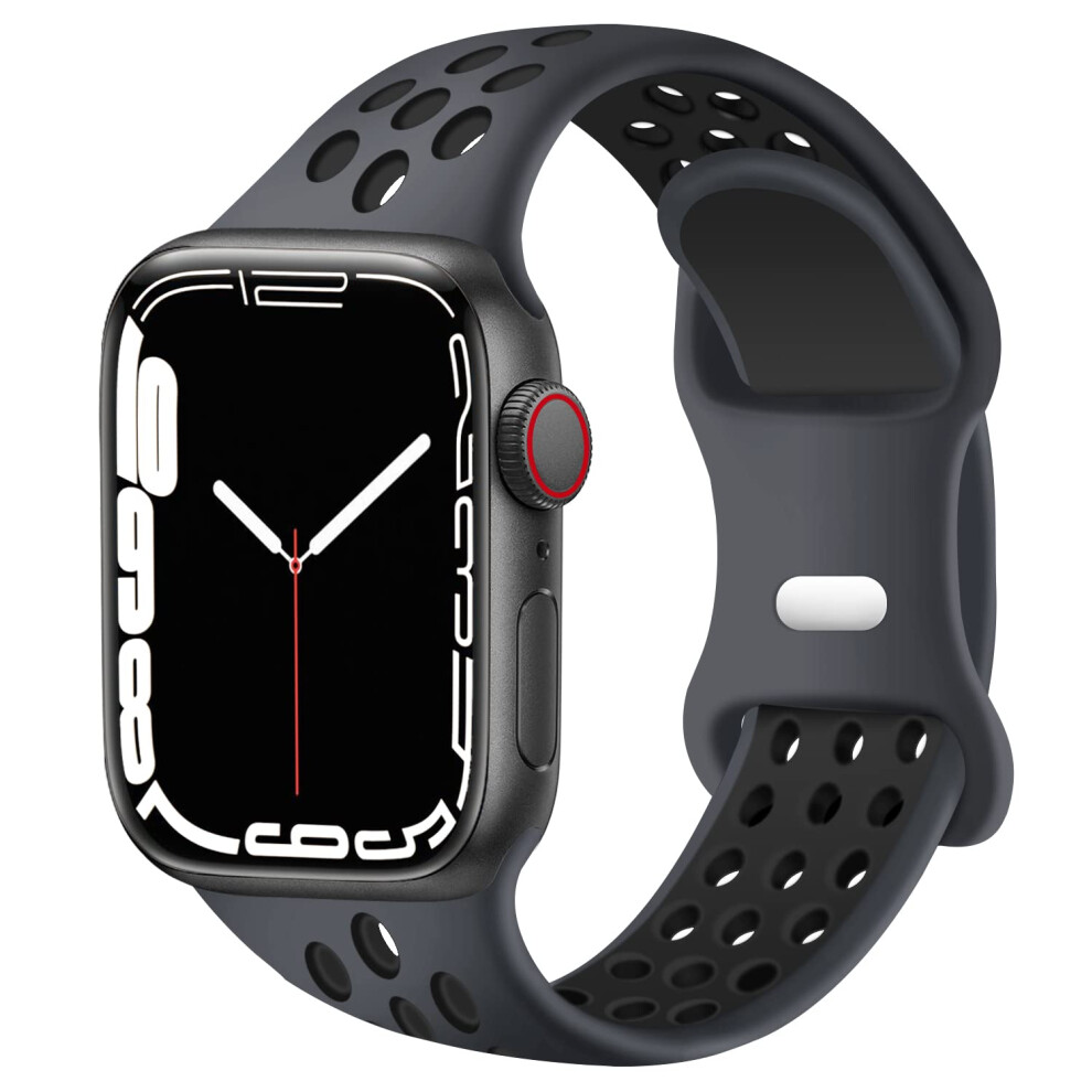 Svisvipa Sport Bands Compatible For Apple Watch Bands 42Mm 44Mm 45Mm 49Mm Soft Silicone Sport Women Men Replacement Strap Compatible With Iwatch Ultr 6222056145571
