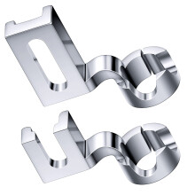 PAGOW 2Pcs Quilting Presser Feet Round Ruler Foot for Frame Free Motion Darning Foot for Fits All Sewing Machines (1 Pcs High Shank-Open Toe + 1 Pc
