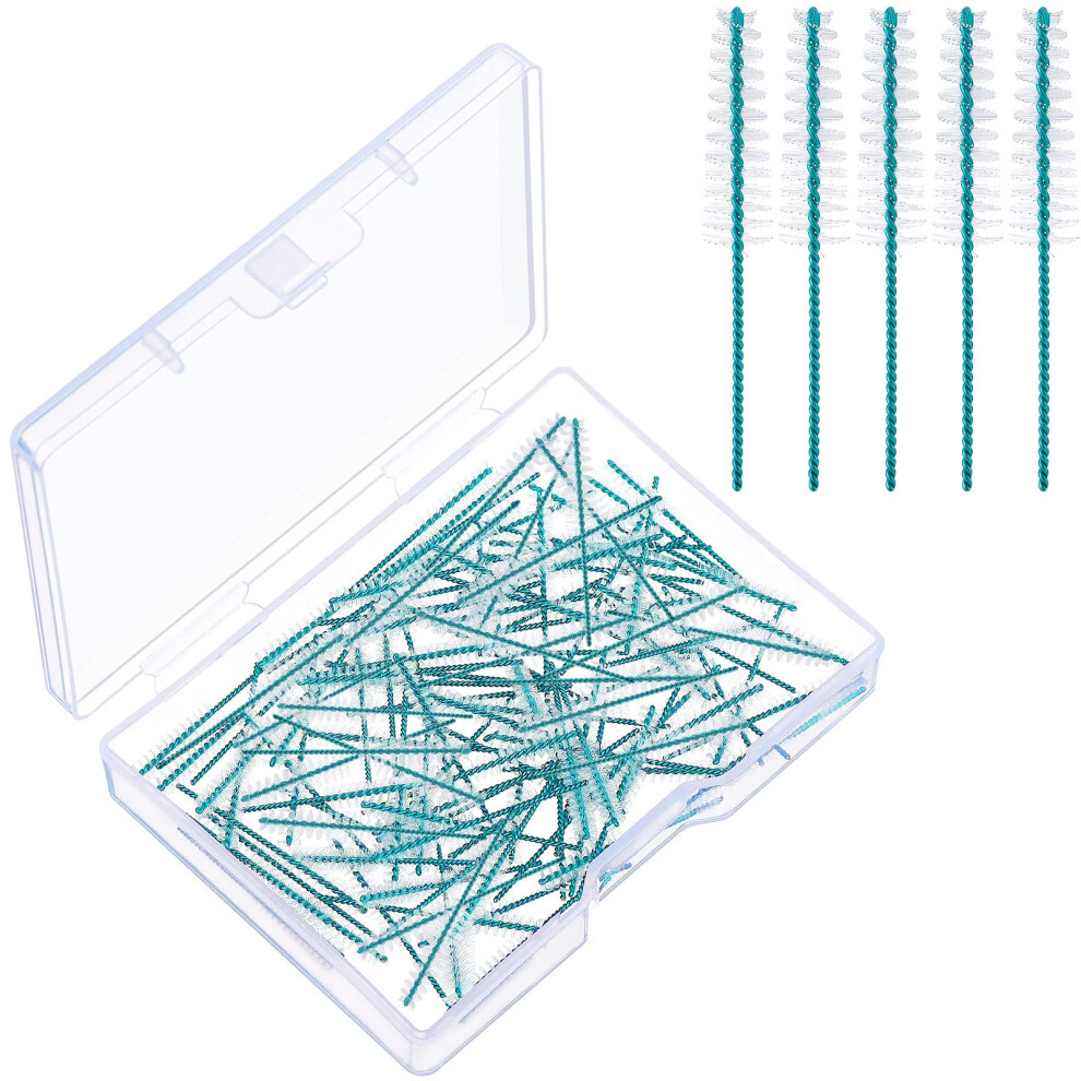 Cowwell White Interdental Brush Teeth Soft Dental Picks Tooth Floss Interdental Brush Betweens Interdental Brush Refills Tapered Refills Fo