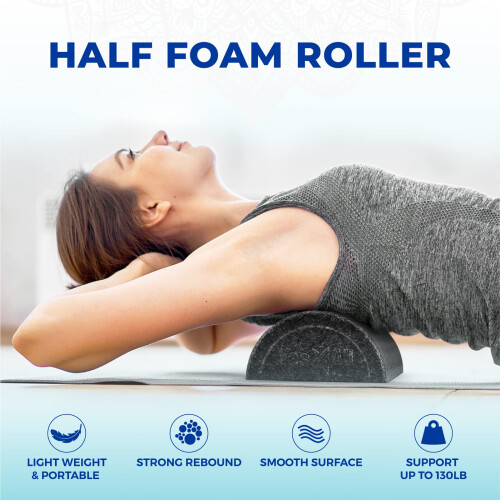 Yes4All Half Roller EPP  Schwarz  12 Zoll 1