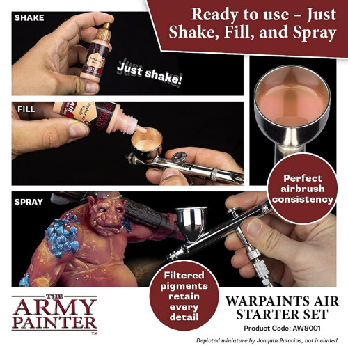 The Army Painter Warpaints Air Starter Set - Χρώματα και Πρώτες ύλες για Μινιατούρες 1