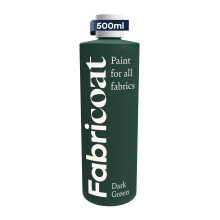 Fabricoat - Fabric Paint for Furniture - 8.5oz / 250ml Dark Green - Restore or Change the Color of Couches Chairs Upholstery Soft Furnishings Car