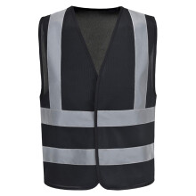 AYKRM stor och lng hg sikt vst svart (XS-8XL) (6XL-7XL-8XL Svart)