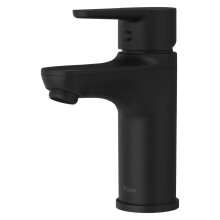 Pfister Pfirst Rubinetto per lavabo moderno per bagno Maniglia singola Foro singolo Certificato NSF Finitura nero opaco LG142060B
