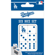 MasterPieces Game Day - MLB Los Angeles Dodgers - 6-delt teamlogo ternings?t - D6 standardst?rrelse