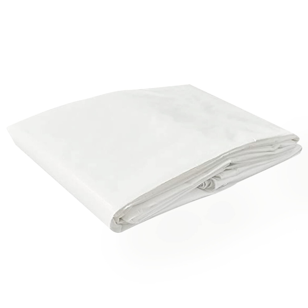 Tarps Now 6X20 Feet Poly Tarp |12 Mil Heavy Duty Waterproof Cover |Rip And Tear Proof Plastic Tarp With Rustproof Aluminum Grommets & Reinforced Edge 689107376906