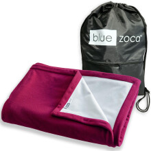 Blauwe Zoca Stranddeken Waterproof Zandbestendig voor Kamperen, Hiken, Buitenevenementen
