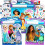 Disney Klassisk Prinsessmålning Bläckfärgbok Super Set - 3 Imagine Böcker för Flickor 1