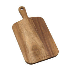 Cole & Mason H722131 Barkway Small Chopping Board With Handle | Wooden Board/Cutting Board/Serving Board | Acacia Wood | (L)420mm x (W)210mm x (