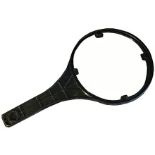 PureT WR 4BK Schraubenschlssel fr den Austausch des Wasserfilters im ganzen Haus, kompatibel mit Full-Flow-Filtergehusen, Vollkreis, Schwarz