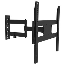 MegaMounts Full Motion Wandhalterung für 32-75 Zoll Displays 32-75 Zoll Schwarz