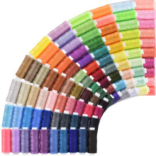 Nähgarn-Sets, Allzweck-100-Farben-Spulen, Polyestergarn, Quiltgarn-Sortiment für Handmaschinennähen, Sticken