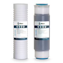 iFilters Gen2/Version 2 Sediment- und CTO-OEM-Ersatzfilterset fr das 2-stufige Brunnenwasserfiltersystem LWH-D fr das ganze Haus
