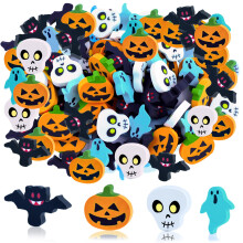 Halloween-Mini-Radiergummi fr Kinder, Halloween-Krbis-Geister-Fledermaus-Radiergummis, Groset fr Ses oder Saures, Ttenfller, Halloween-Pa