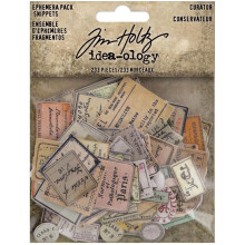 Tim Holtz 2021 Halloween Idea-Ology, Recortes Curador, 9415, plata, (TH93230)