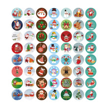 Vnocn samolepky Vnocn samolepky ttky Snehulk Elf Bells Snow Reindeer Vnocn Detsk samolepky Obtisky pro remesla Dekorace a potreby na vnocn