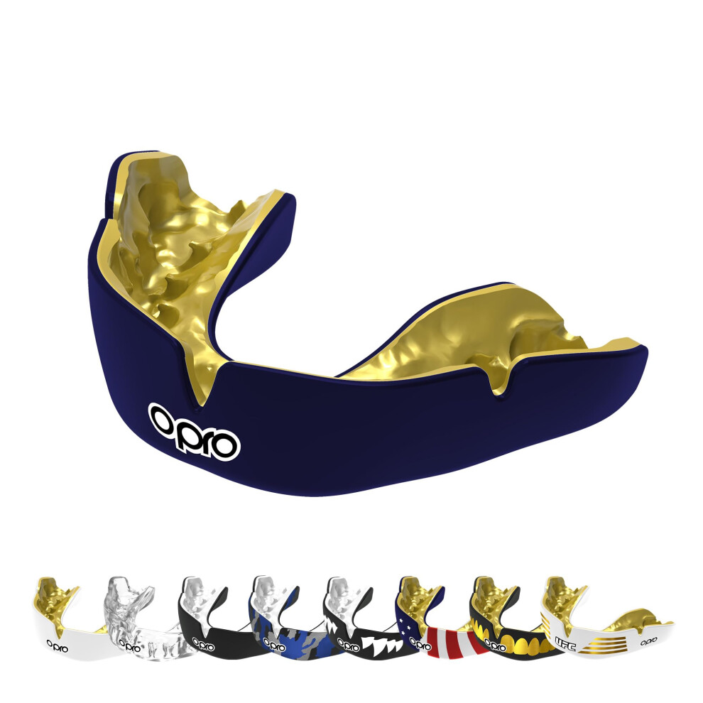 Opro New Instant Custom-Fit Mouth Guard, Dentist Mouthguard, Revolutionary Fitting Technology For Ultimate Comfort, Protection And Fit, Gum Shield For
