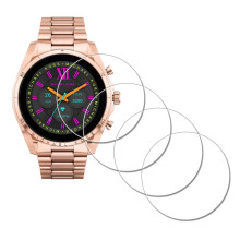 iDaPro Screenprotector voor Michael Kors Gen 6 Bradshaw Smartwatch [4-pack] Gehard glas Anti-kras Luchtbelvrij Eenvoudige installatie