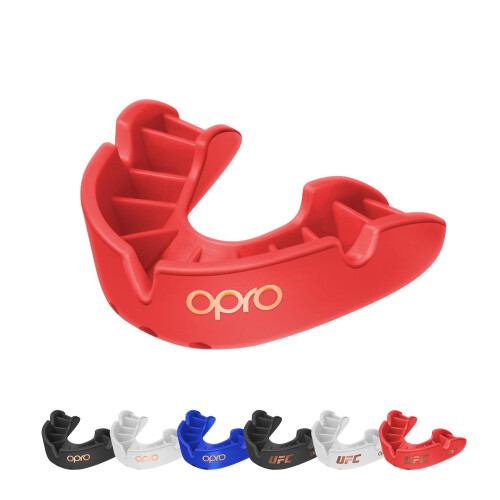 Protector bucal Opro Bronze GEN5 rojo
