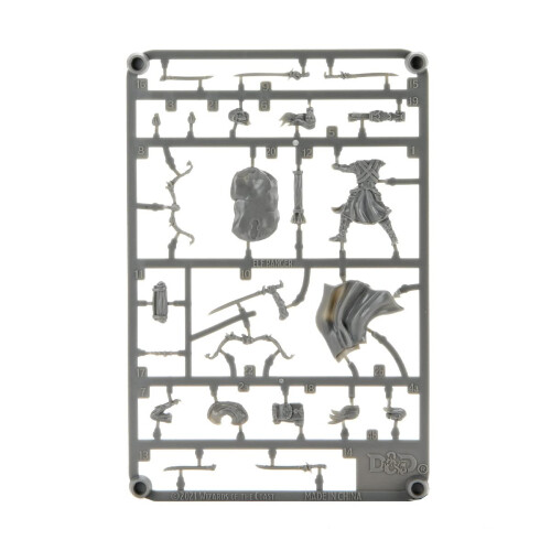 D&D Frameworks: Ranger Elfico Maschio - Non dipinto e non assemblato 2