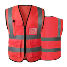 Tydon Guardian Reflectieve Veiligheidsvest voor Mannen en Vrouwen Hoogzichtbare Beveiliging Met Zakjes