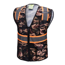 CAL PACIFIC 4-fickor Mesh skerhetsvst med hg synlighet ANSI/ISEA 107-2010 (US Alpha XX-Large Regular Regular Camo)