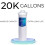 20 000 gallon erstatningsvandfilterpatron til Drinkpod under vask vandsystem 2