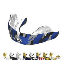 OPRO Instant Custom-Fit Mouth Guard Dentist-Level Comfort Protection & Fit - Moldable Mouthguard for Football Boxing Rugby MMA BJJ UFC Mouth P