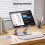 UGREEN Support de tablette pour bureau, double tige, support de tablette en aluminium rglable multi-angle, accessoires de bureau  domicile, com 4