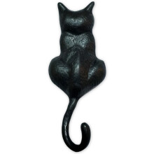 Anatolica kattendeurklopper massief messing 6,11 inch (zwart oxide)