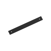 Amerock Ladera BP37765MB, placa trasera para tirador de gabinete, rectangular, de centro a centro, de 7-9/16 pulgadas (192 mm), color negro mate