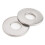 #8 x 0.438 OD Platte Ring, 18-8 (304) RVS, 100PCS 1