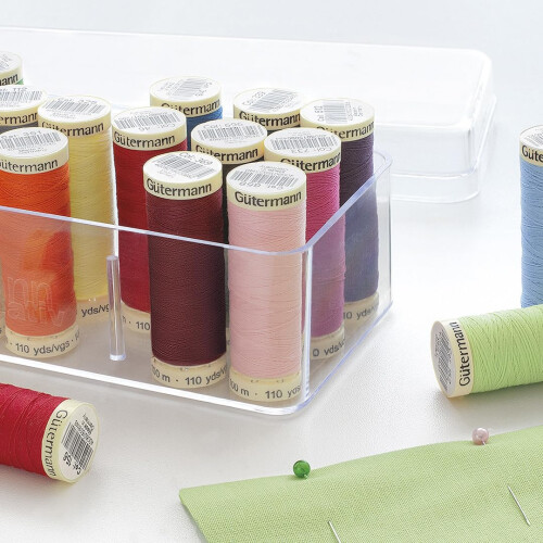 Set de 26 carretes de hilo de algodón Gutermann, colores variados 2