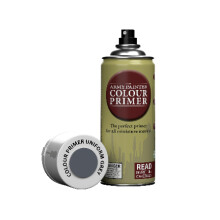 The Army Painter Colour Primer: Uniform Grey 400ml 13.5oz - Acrylic Spray Undercoat for Miniature Painting - Spray Primer for Plastic Miniatures
