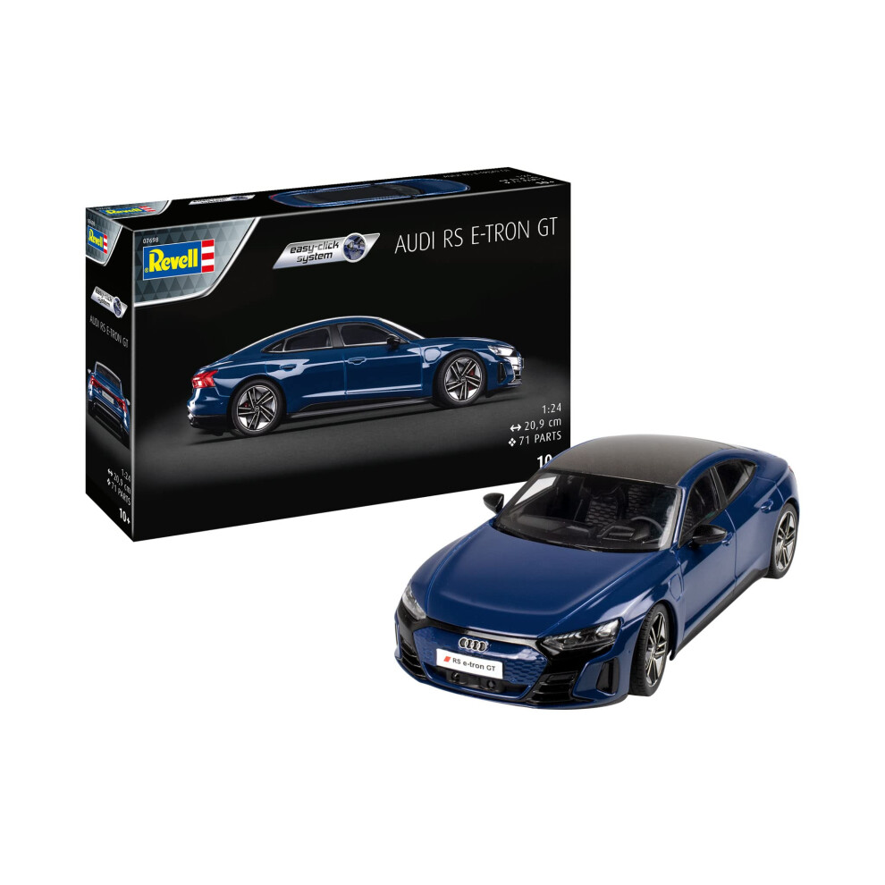 New Revell Audi E-Tron Gt Easy-Click 1:24 Model Kit 07698