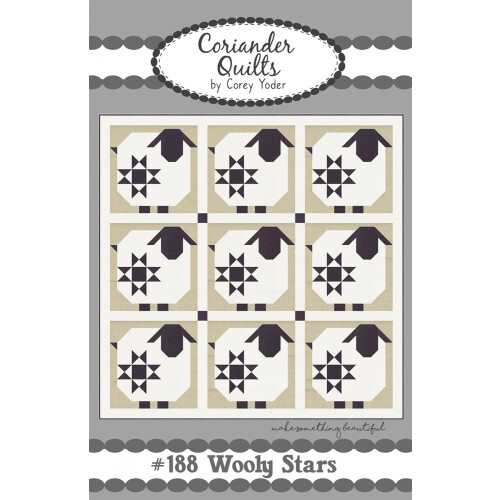 Coriander Quilts Wooly Stars Pattern None
