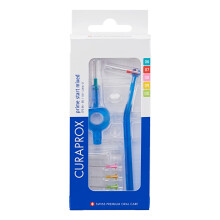 Interdental Brushes CPS Prime Plus Mix Set, 0.6-1.1 mm Diameter, 2.2-5 mm Effectiveness, Set of 5 Interdental Brushes and Holder UHS 451