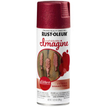 Rust-Oleum Imagine Craft & Hobby Glitter Spuitverf Glitter Rood, 10,25 oz.