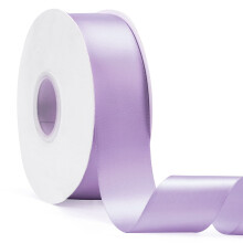 1-1/2"""" x 50Yds Vaaleanvioletti kaksipuolinen satiininauha, suuritiheys yksivrinen nauha, joka sopii erinomaisesti askarteluun Lahjojen krimiseen