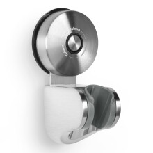 Shower Head Holder Suction Handheld Shower Head Bracket Stainless Steel 4 Angles Adjustable Vacuum Shower Head Holder No Drilling Shower Handset