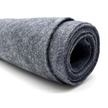 Ice Fabrics Craft Viltstof op maat gesneden - 72"""" breed en 1,6 mm dik acrylvilt - Zacht en duurzaam houtskoolvilt voor doe-het-zelf kunst- en am