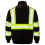 JORESTECH Safety Sweater Reflekterende High Visibility Sort 1/4 lynl?s ANSI 3
