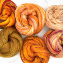 Revolution Fibers Zen Blend Collection | Luxusn smesi merino hedvbnho bambusu a viskzy | Smesi zkladnch vlken pro sprdn, plsten, tkan a t