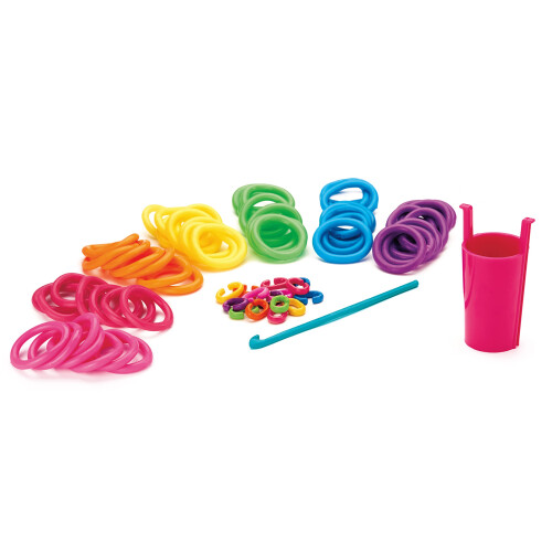 Shimmer n Sparkle Squish Magic Bubble Bands Loom Band Making Kit 1
