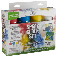 Testors Spray Chalk Primary Season Kit