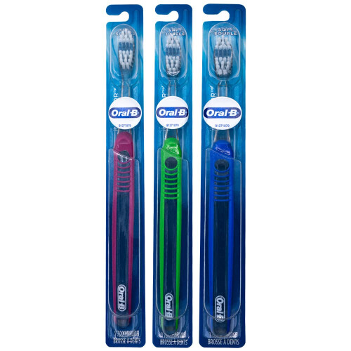 Oral-B Oral B Indicator Toothbrush, Soft Compact Head (colors may vary)
