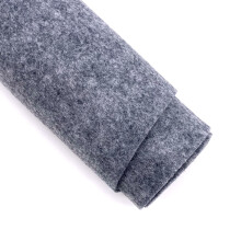 Ice Fabrics Bastelfilzstoff, Meterware  182,9 cm breit und 1,6 mm dicker Acrylfilz  weicher und langlebiger, melierter grauer Filzstoff fr DIY
