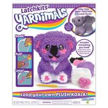 PlayMonster Yarnimals Koala - Loop Your Own Koala - Kit de bricolage - Fabriquez votre propre jouet animal - 8 ans et plus