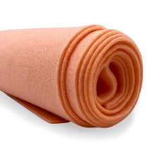 Ice Fabrics Bastelfilzstoff, Meterware  182,9 cm breit und 1,6 mm dicker Acrylfilz  weicher und langlebiger pfirsichfarbener Filzstoff fr DIY-